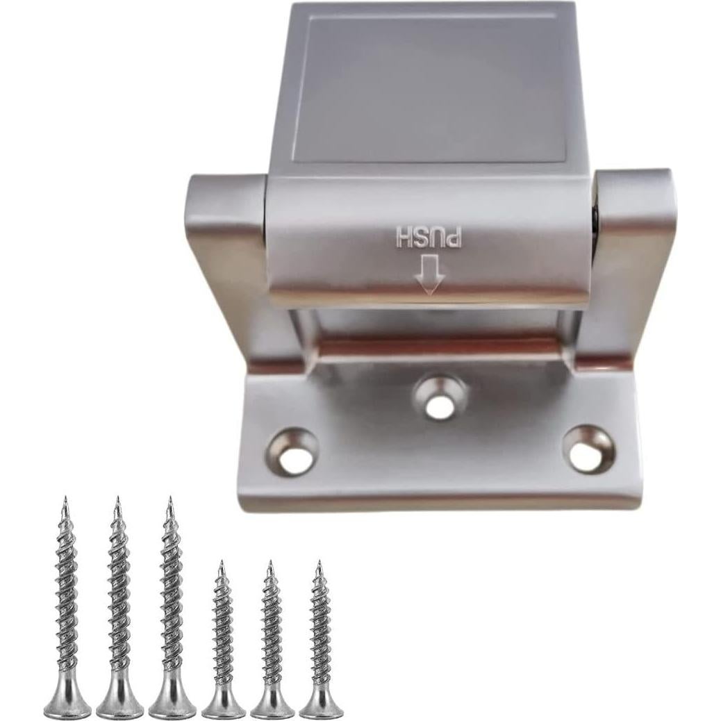 Cerradura de Refuerzo de Puerta Wannianmu Plateada Antirrobo