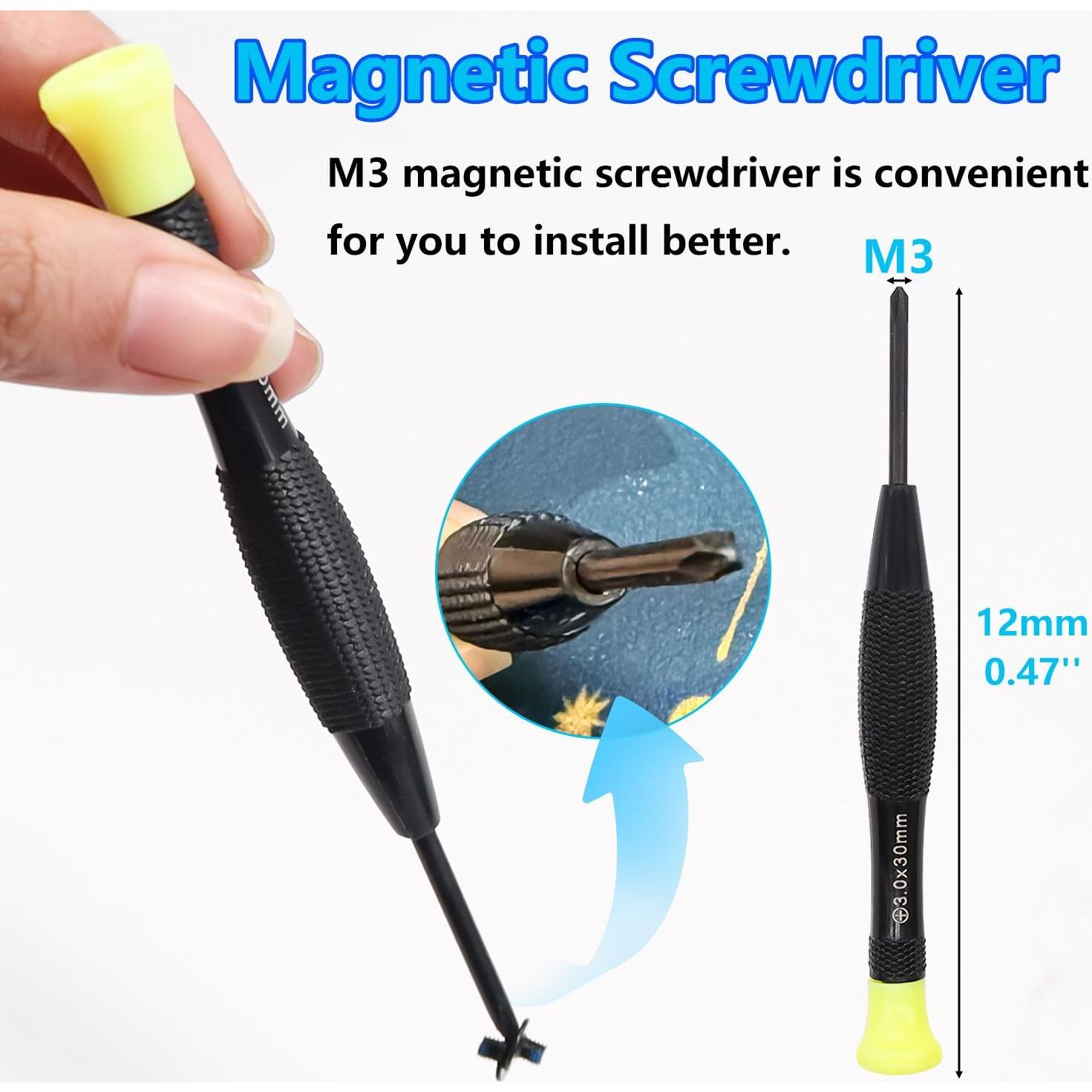 Kit de Tornillos para Laptop 500PCS Bemaka M2 M2.5 M3 Azul