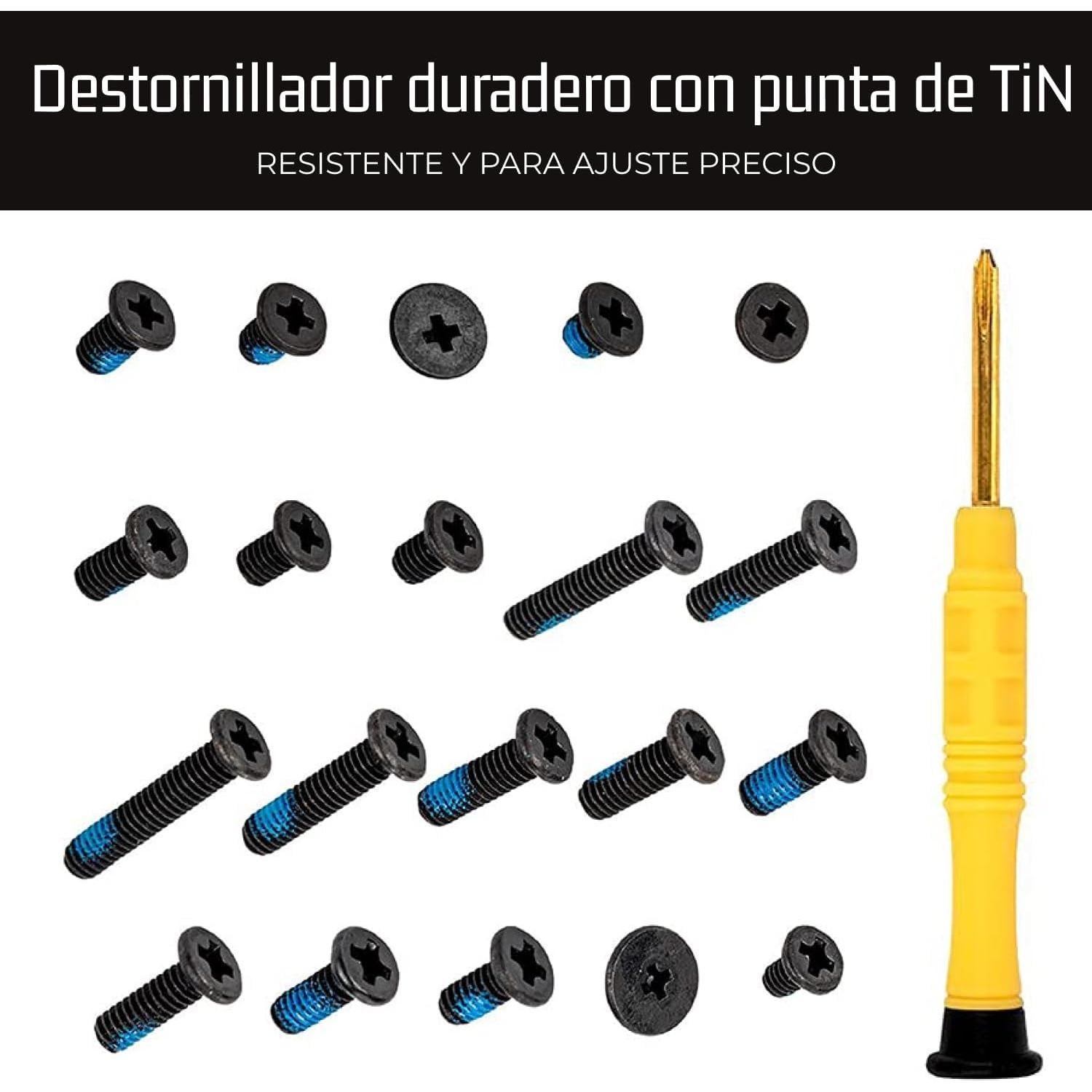 Kit de Tornillos para Laptop Bolt Dropper 400 Piezas Nylok