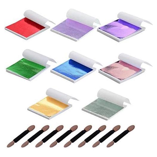 Juego de Hojas de Foil Y-Axis 320 Piezas 8 Colores 8x8.5 cm