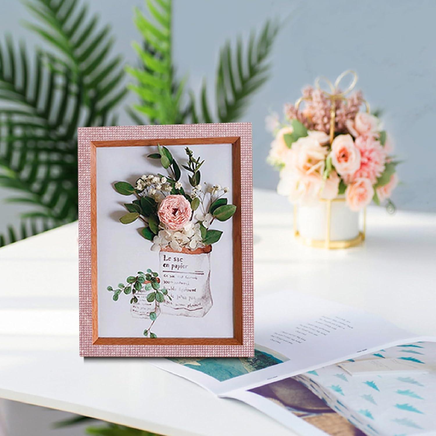 Hojas de Strass Autoadhesivas HANWER 23.9x20.1 cm Oro Rosa