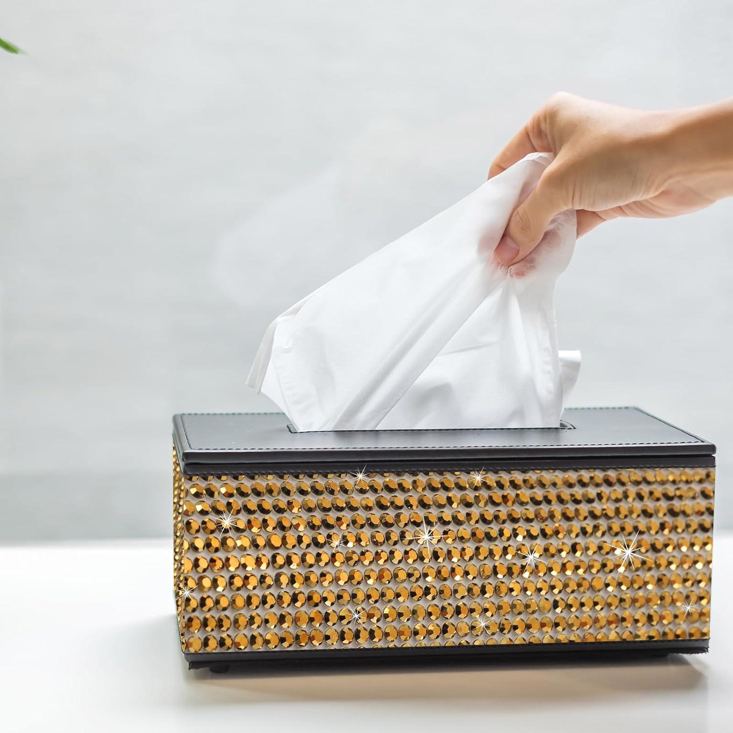 Hoja de Cristales Brillantes Autoadhesiva MECCANIXITY 200x20cm Oro