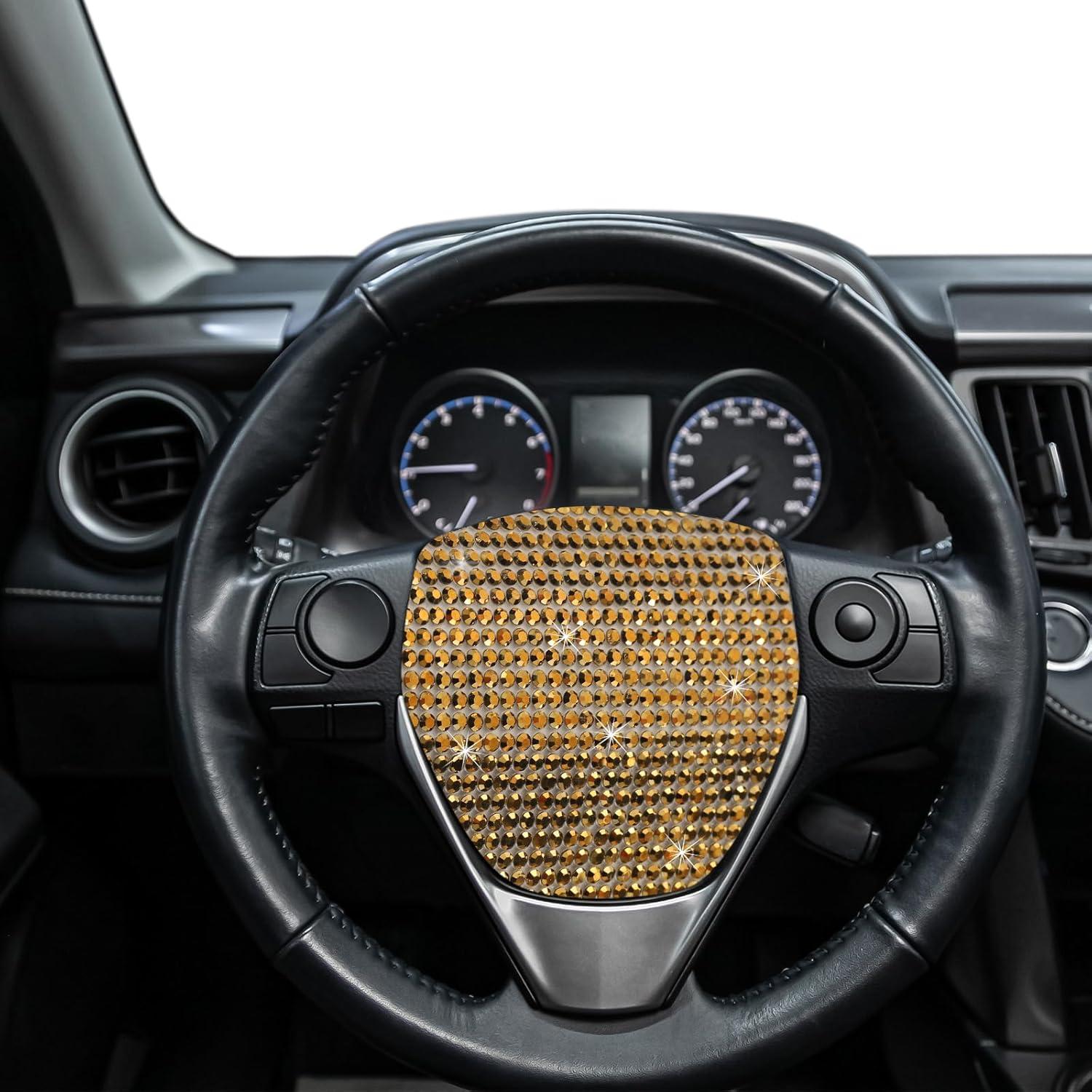 Hoja de Cristales Brillantes Autoadhesiva MECCANIXITY 200x20cm Oro