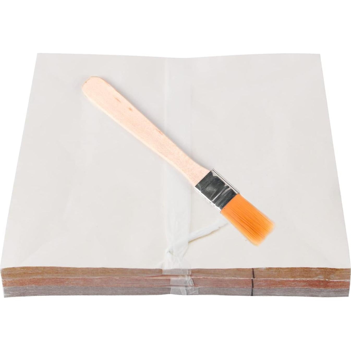 Juego de Hojas de Imitación de Oro 300 Hojas 14x14 cm