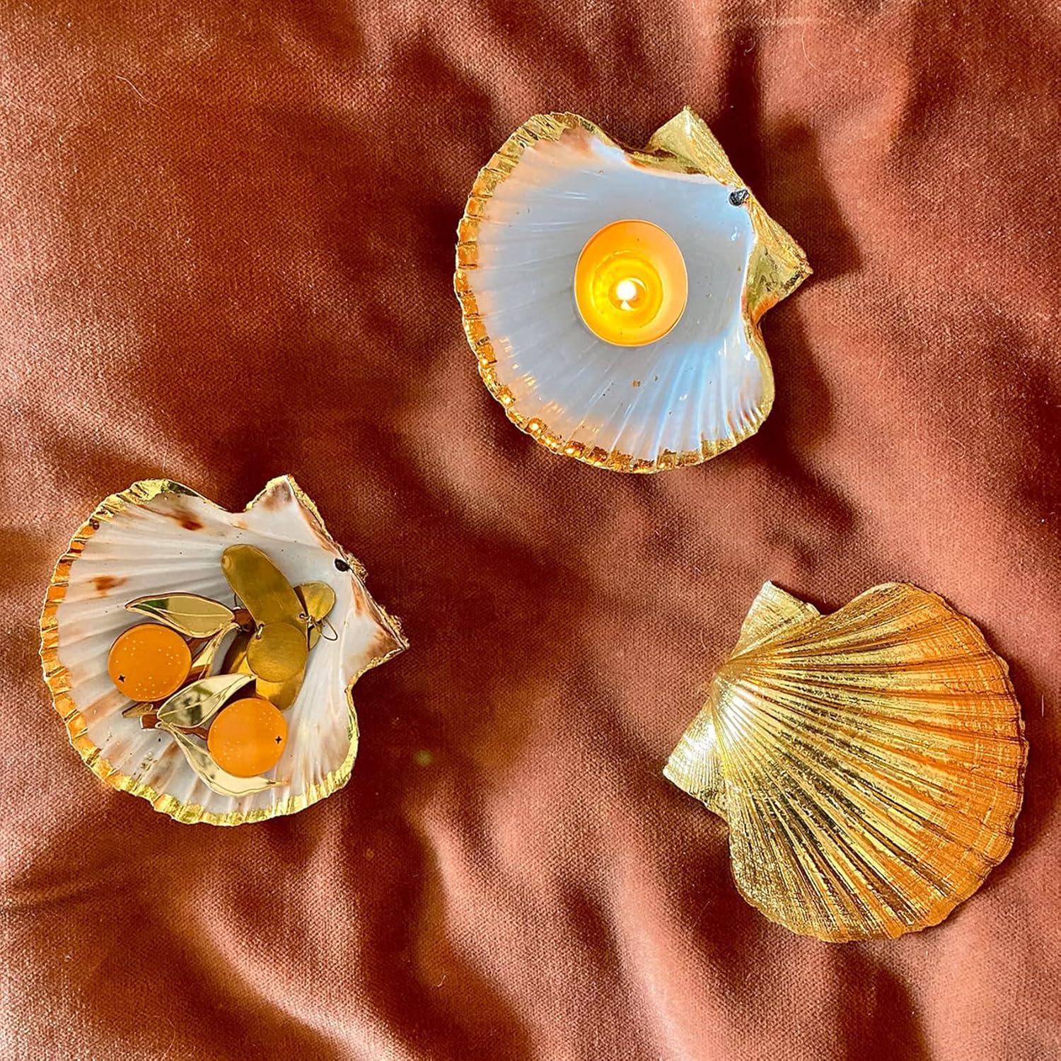 Juego de Hojas de Imitación de Oro 300 Hojas 14x14 cm