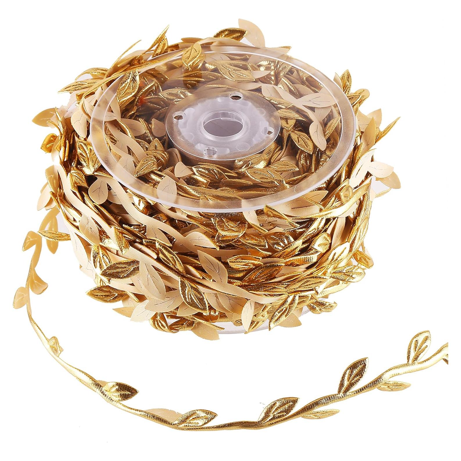 Cinta de Hoja de Oro Artificial DECORA 36 Yards 32.92m