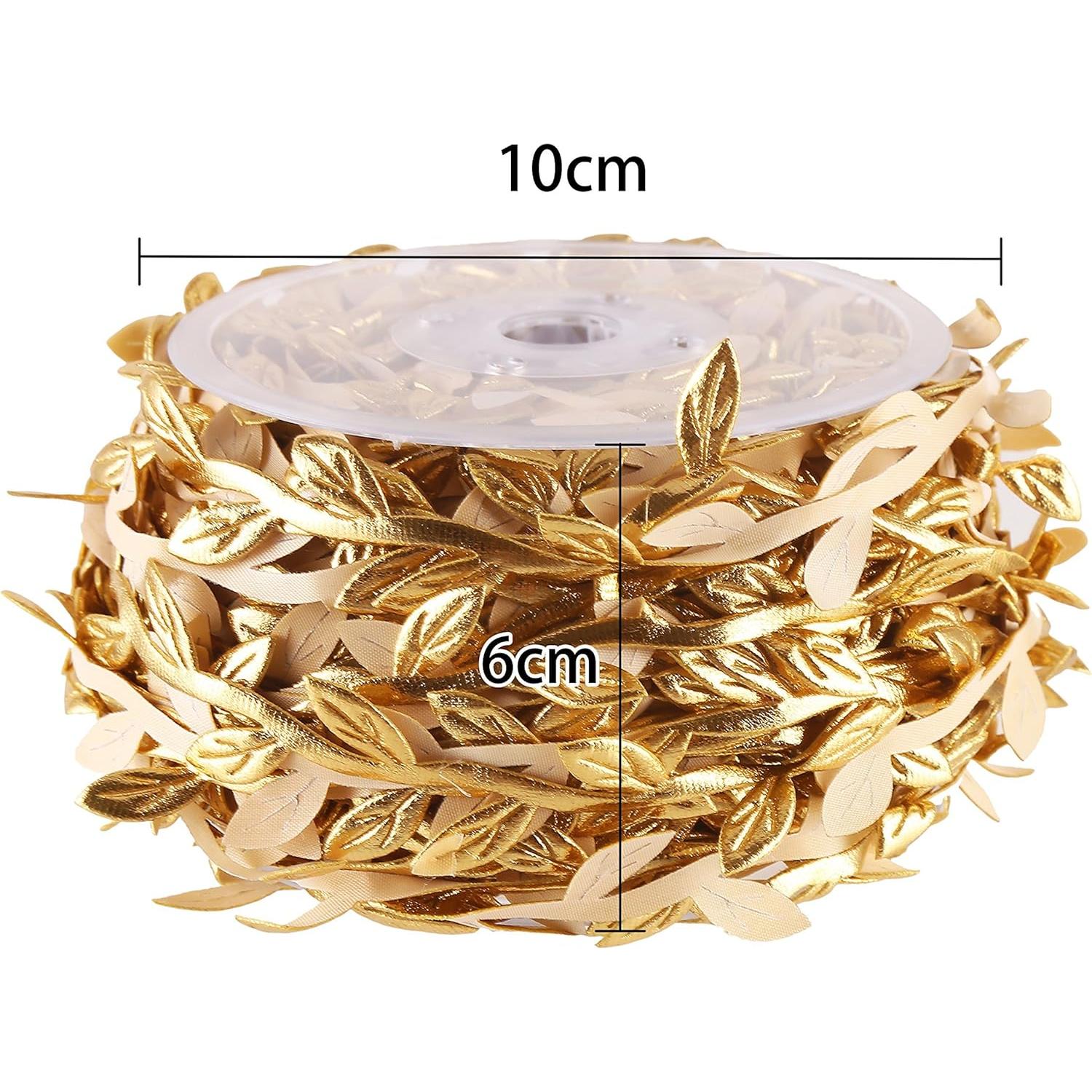 Cinta de Hoja de Oro Artificial DECORA 36 Yards 32.92m