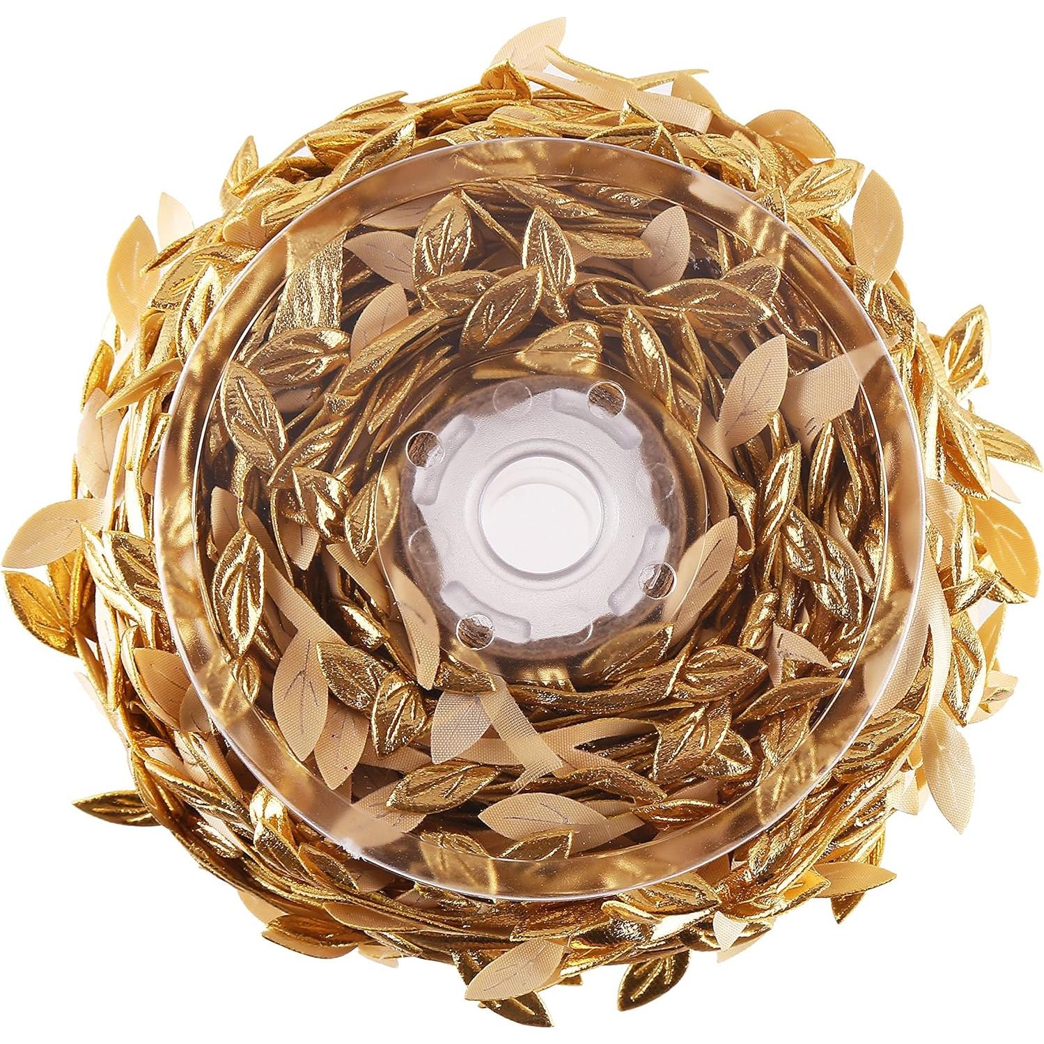 Cinta de Hoja de Oro Artificial DECORA 36 Yards 32.92m