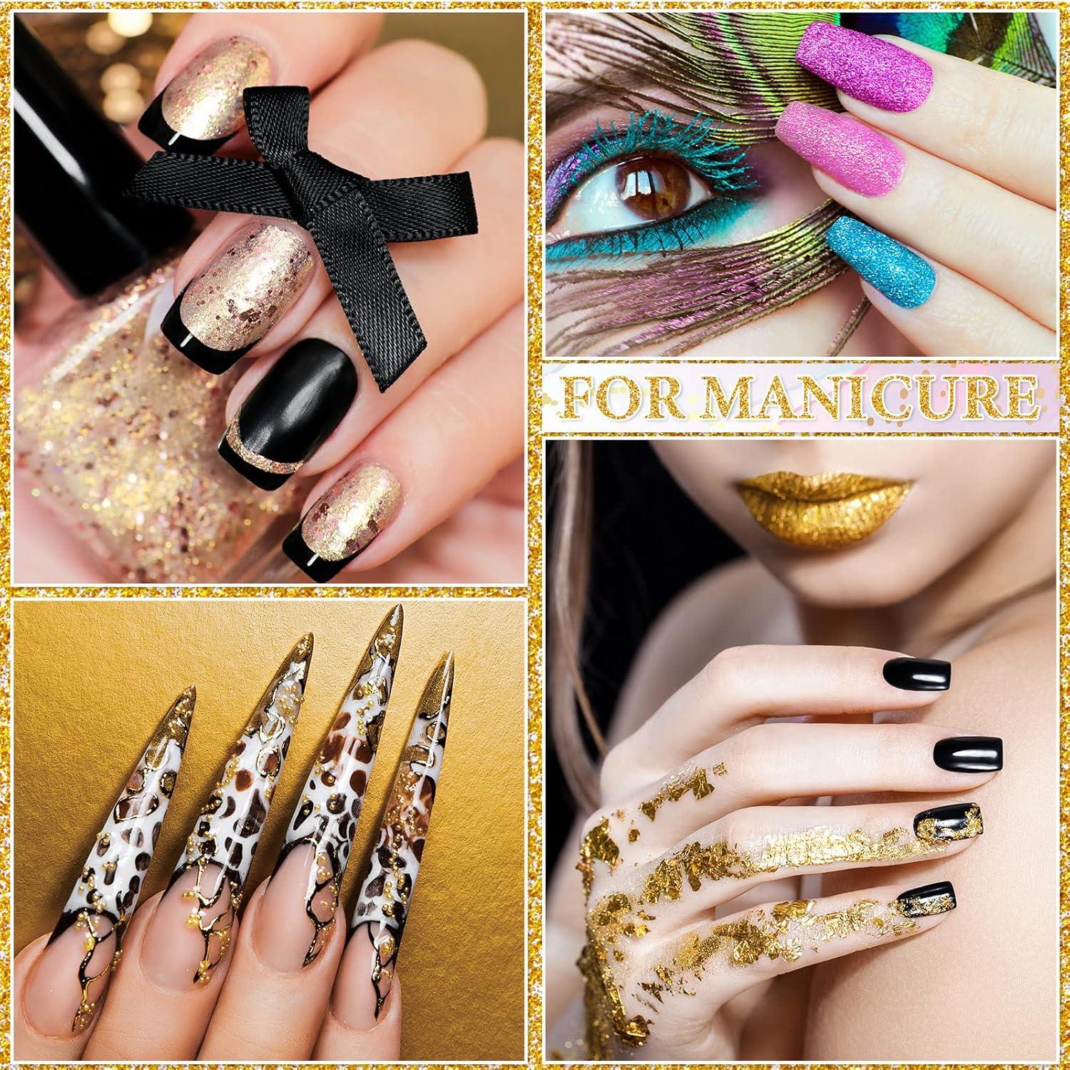 Hojas de Oro Imitación Sadnyy 1000 Piezas 20 Colores 8x8.5cm