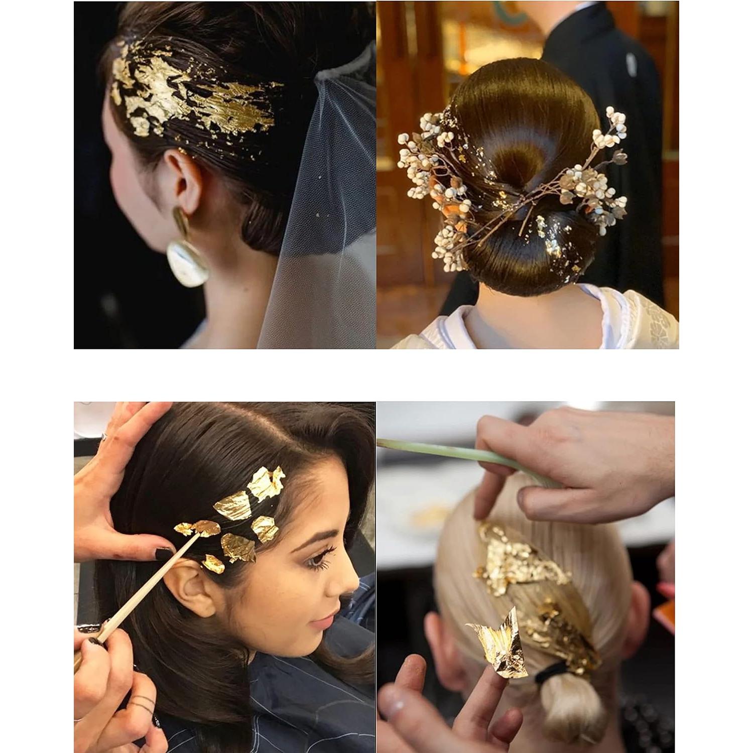 Hojas de Oro Imitación DECONICER 200 pcs 8x8.5 cm