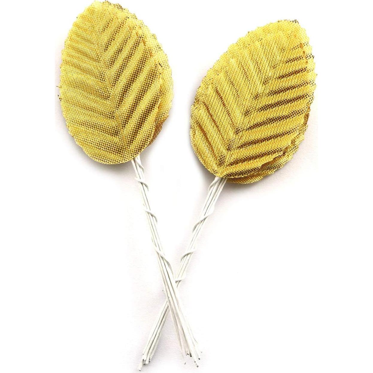 Hojas de Seda IVYRISE 200PCS Doradas para Decoración de Bodas