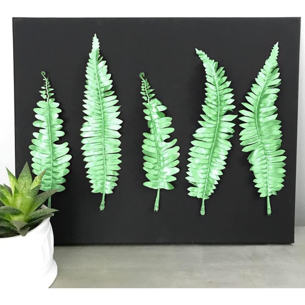 Hojas de Oro Imitación KINNO 100 Hojas Verde 13cm para Manualidades