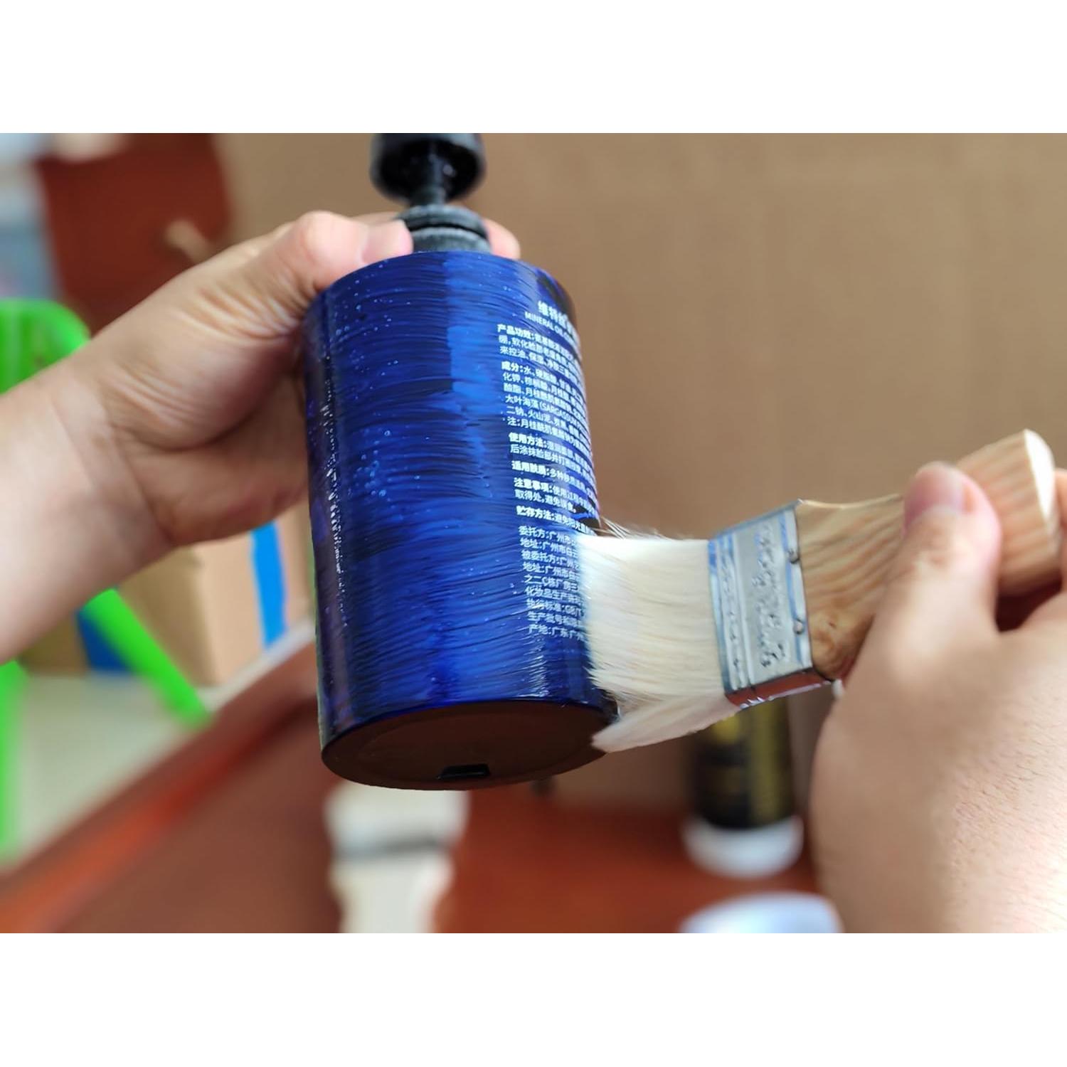 Kit de Dorado JINRUISI 100ml Adhesivo y Barniz + 100 Hojas