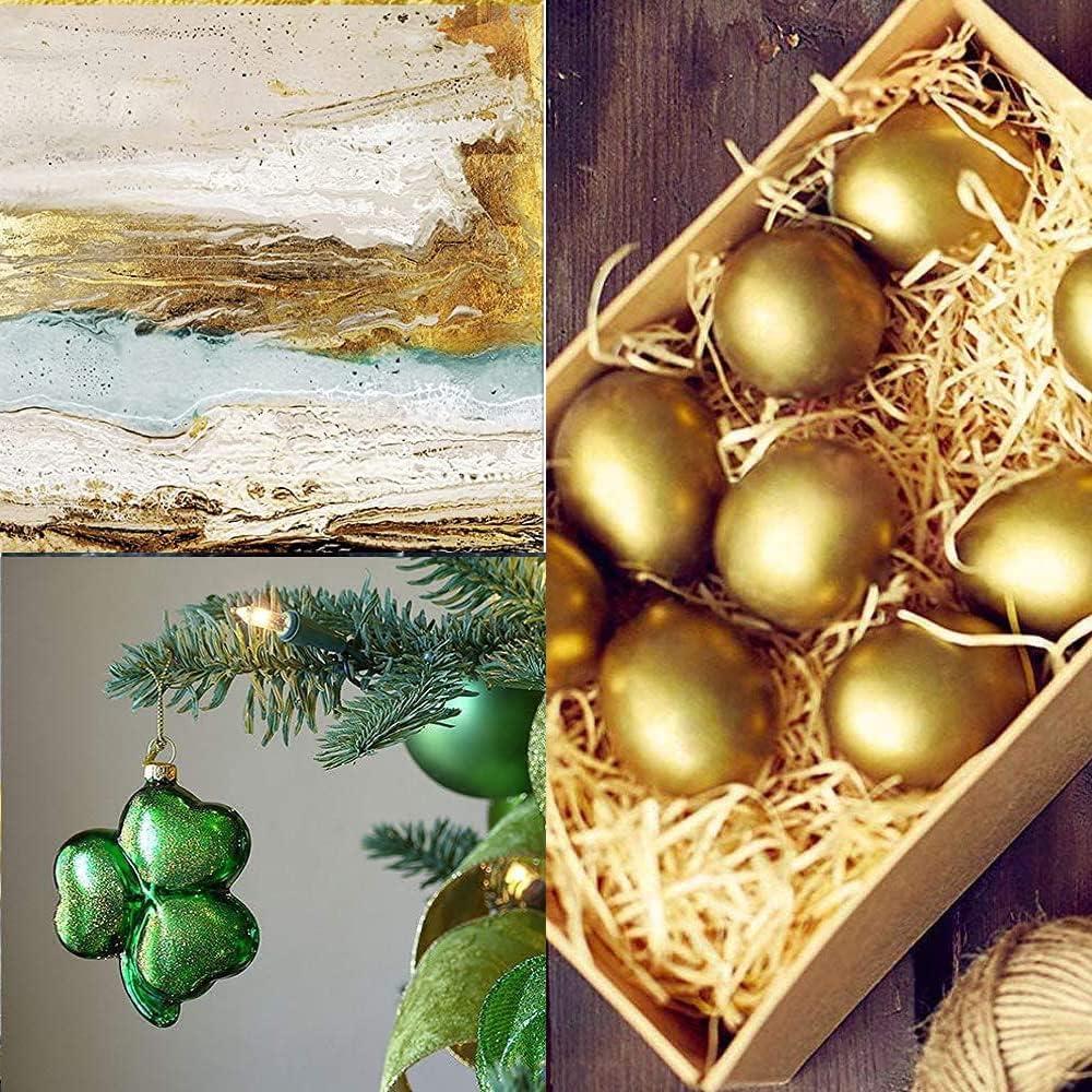 600 Hojas de Oro Imitación BetterJonny 12 Colores 8x8.5cm