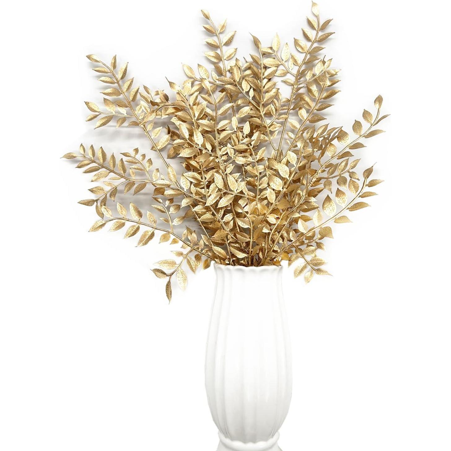 Planta Artificial Dorada MASUMARK SM - 5 Pcs para Decoración