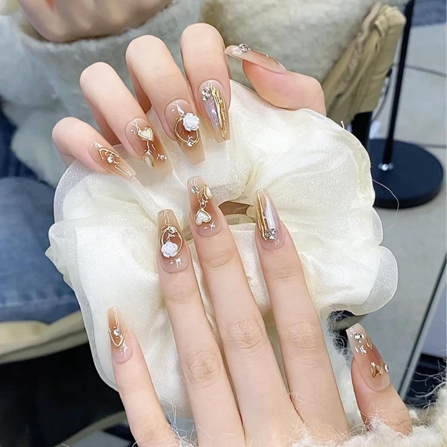 Hojas de Oro Imitación KINNO 5 Pcs 11 x 11 cm para Manualidades