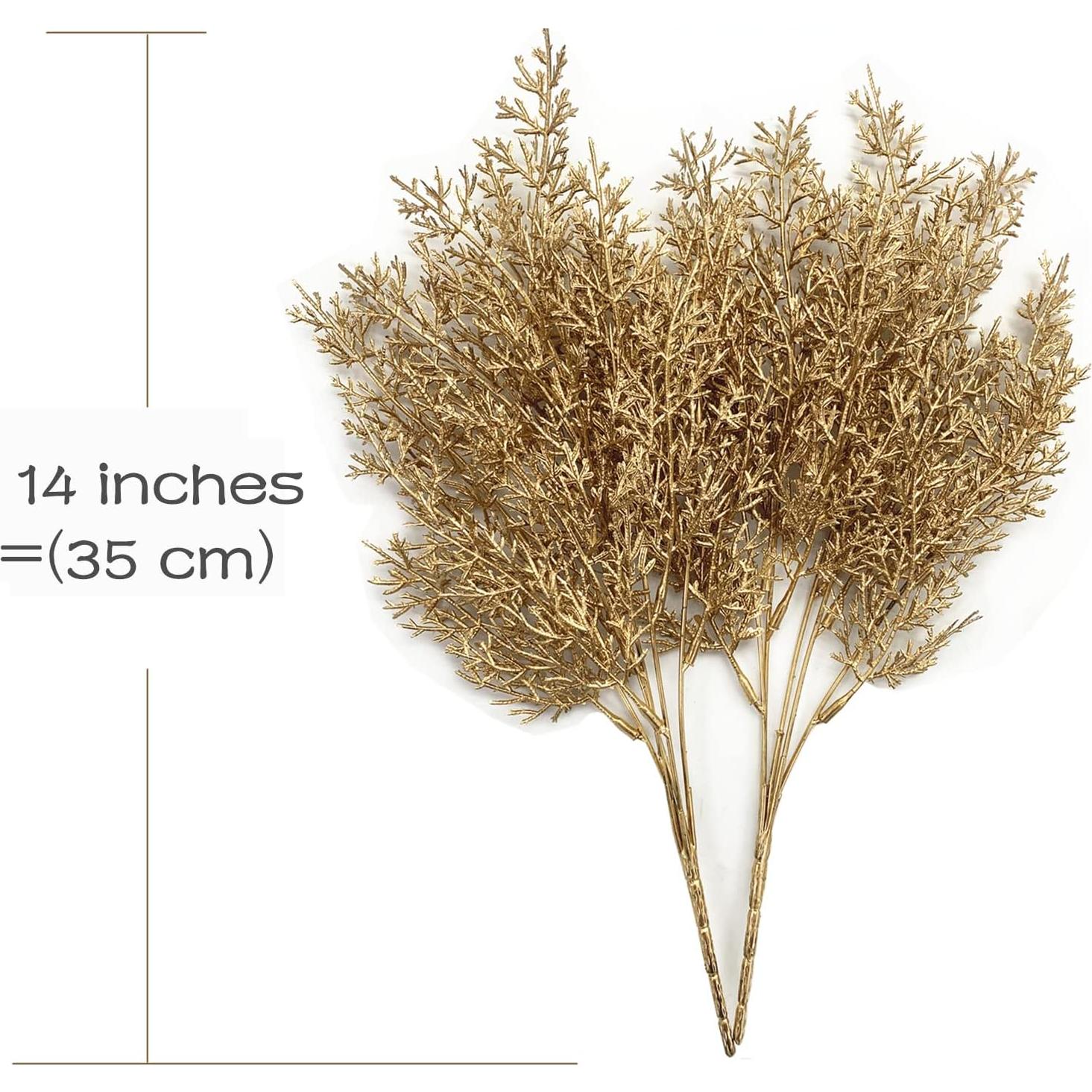 Ramas de Ramita Dorada CATTREE - 2 Paquete 36 cm Decoración