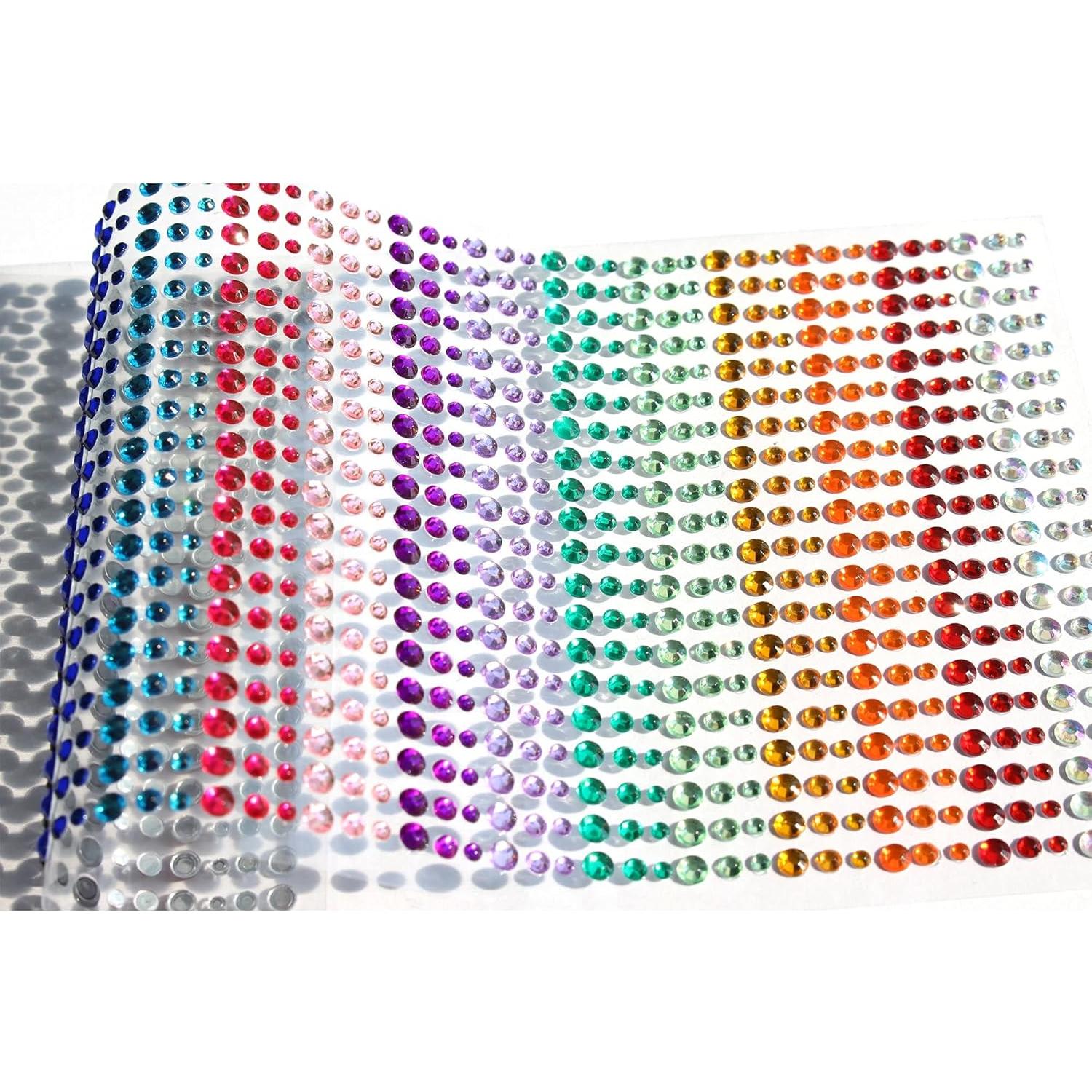 Calcomanías de Strass Autoadhesivas CREATRILL 900 Piezas 3-5mm