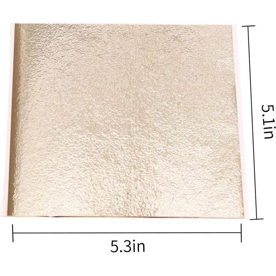 Hojas de Oro Imitación KINNO 100 Hojas 13x13.5cm Decoración