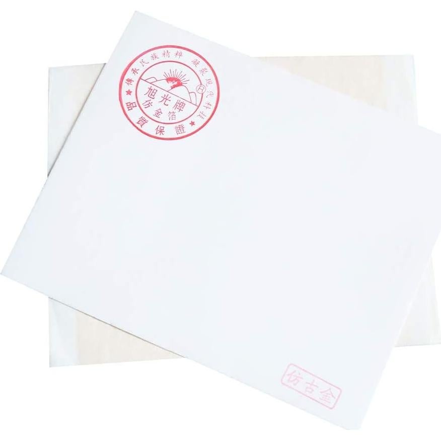 Hojas de Oro Imitación KINNO 100 Hojas 13x13.5cm Decoración