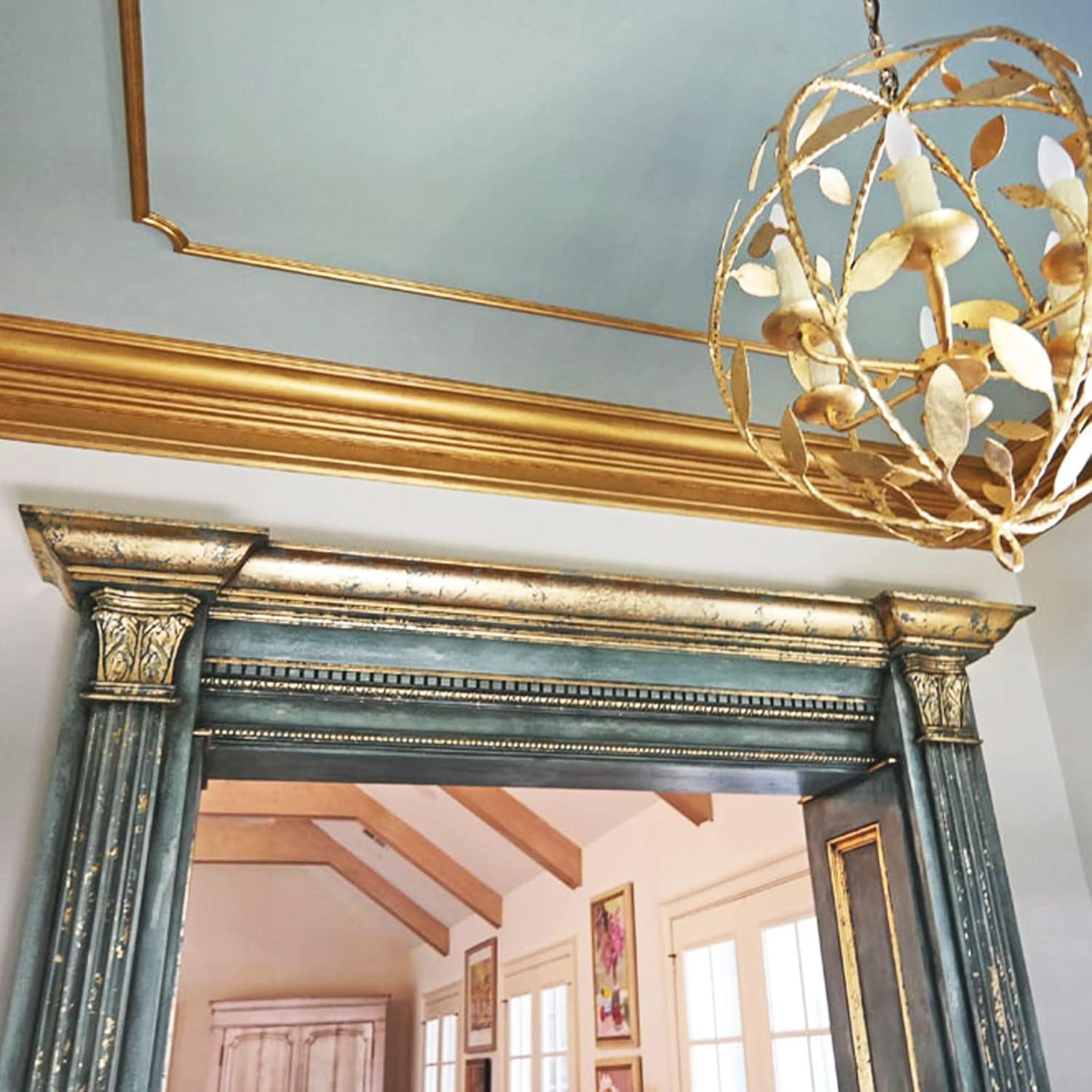 600 Hojas de Oro Imitación KIRIN 14x14 cm 6 Colores para DIY