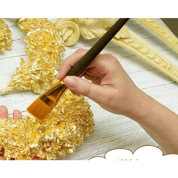 Hojas de Oro Imitación Famosa 100 Unidades 8x8 cm