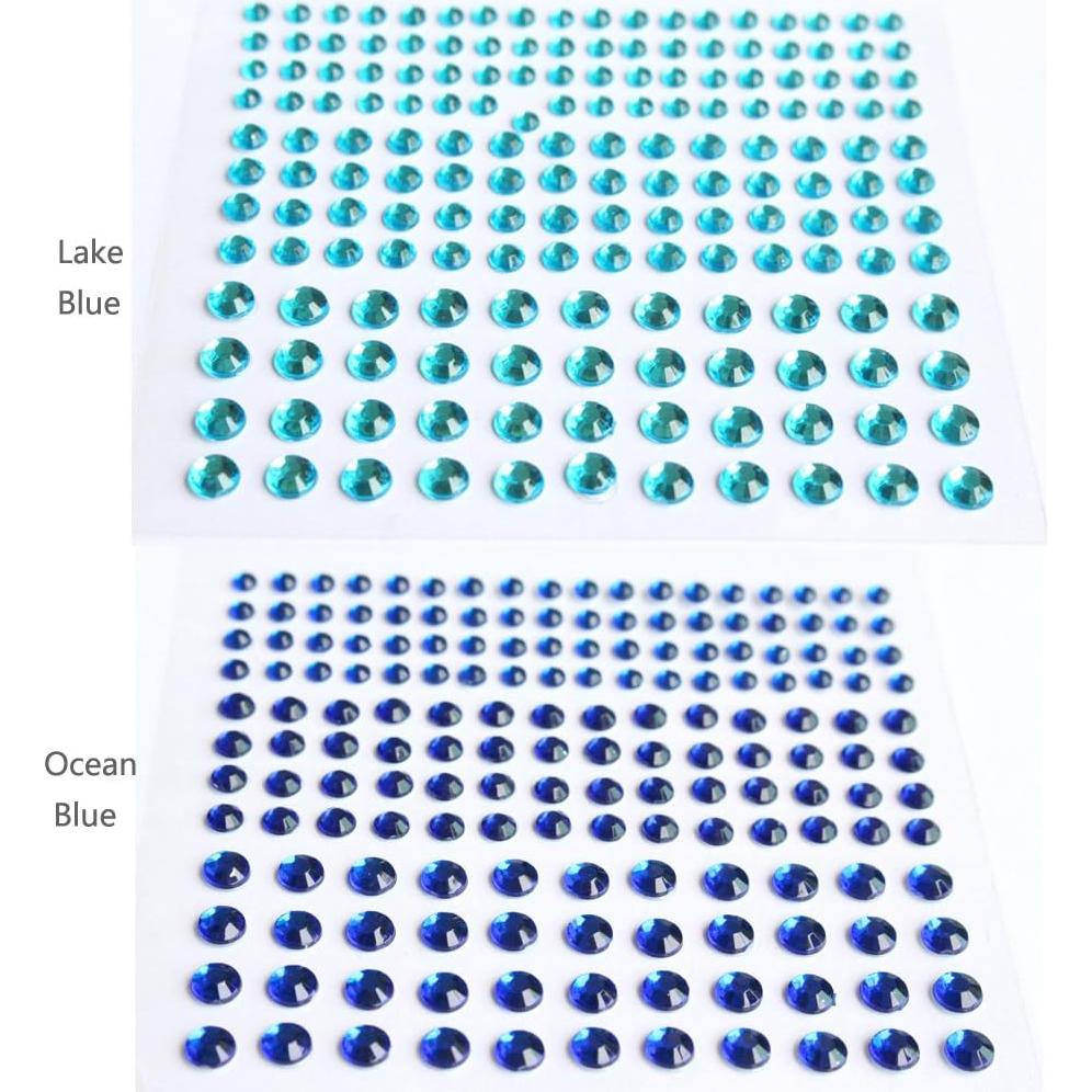 Calcomanías de Rhinestone Housuner 2580 Piezas Multicolor