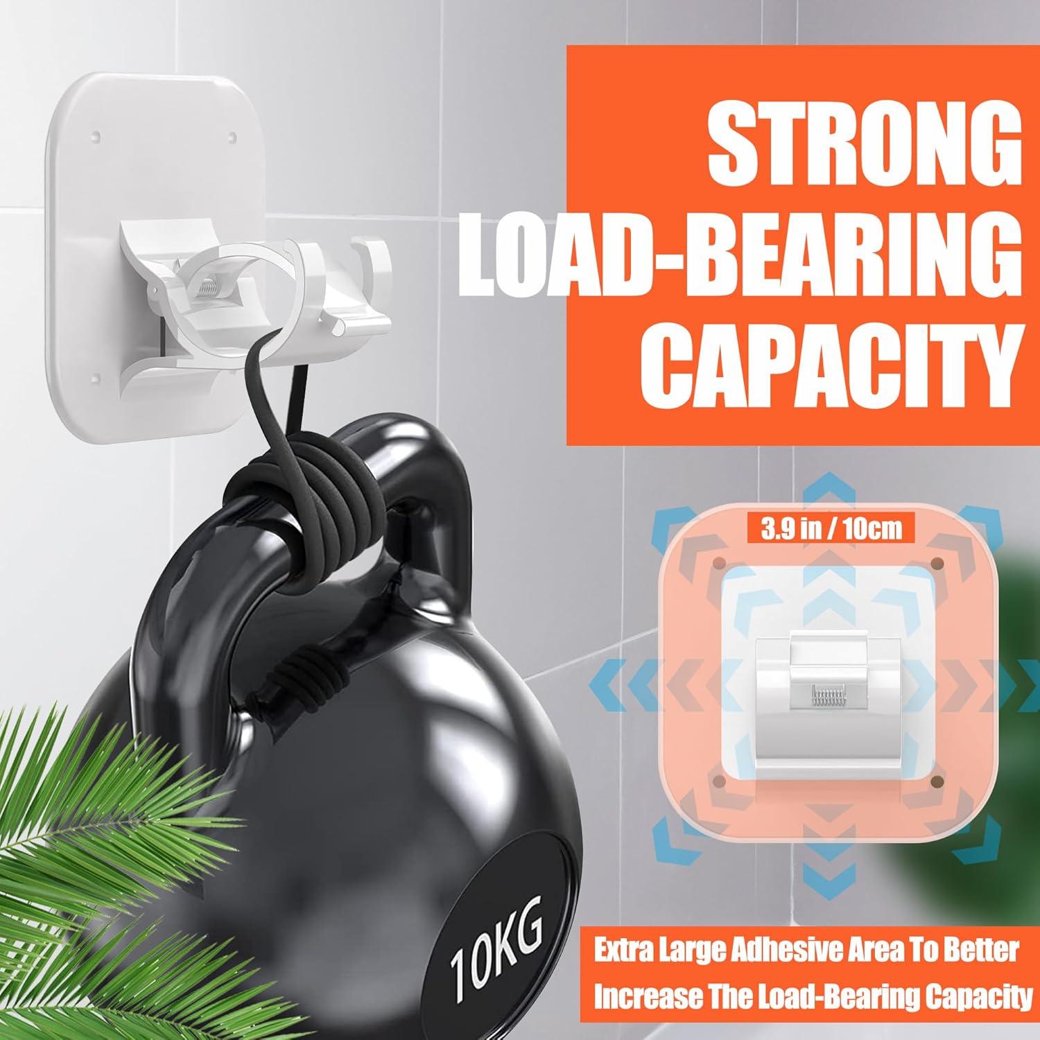 Soportes Adhesivos para Varilla de Cortina JHCJHC - 4 Piezas