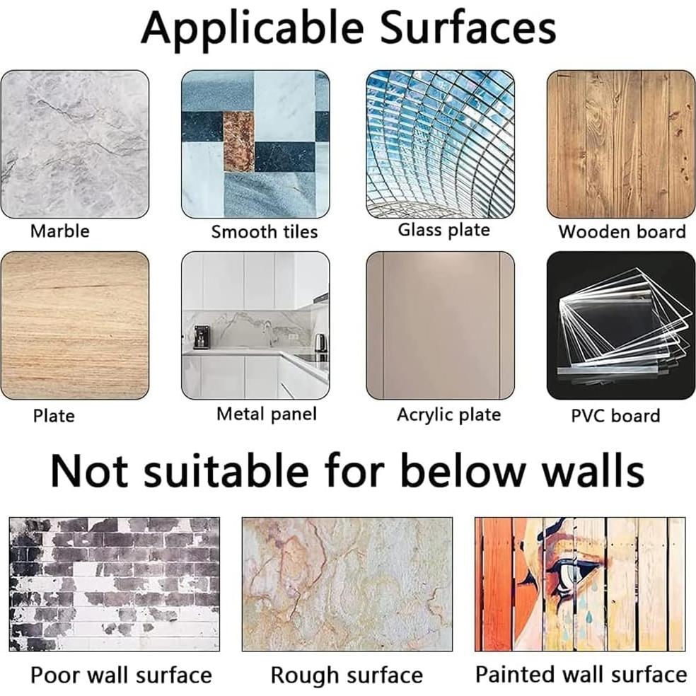 Soportes Adhesivos para Varilla de Cortina Waxxy 4 Piezas