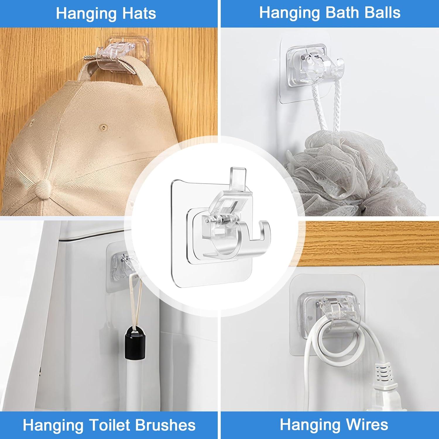 Soporte Adhesivo para Barra de Cortina ARTOSHIN 12 Piezas