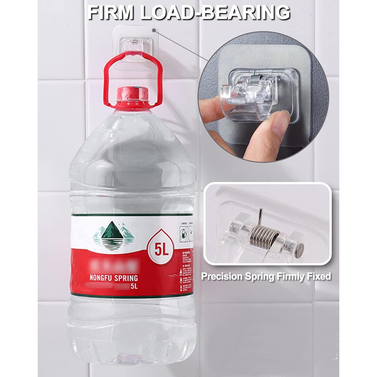 Soporte para Barra de Cortina Sin Perforación Tendiren 16pcs