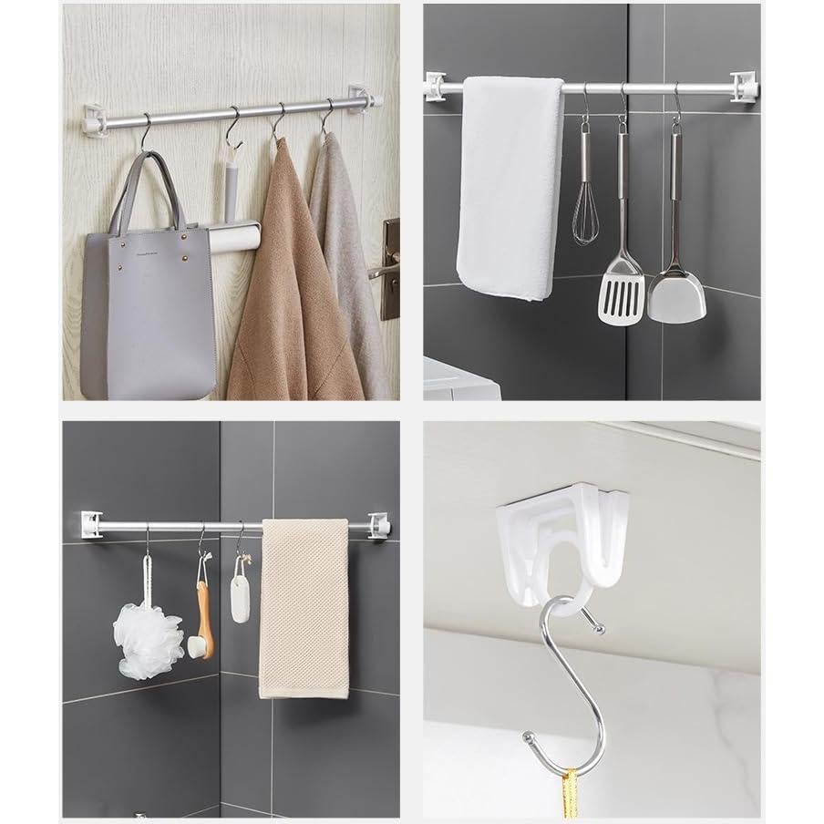 Soportes Autoadhesivos para Varilla de Cortina FQ - 2 Piezas