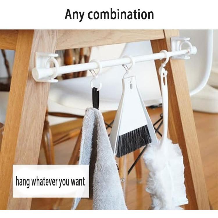 Soportes Autoadhesivos para Varilla de Cortina FQ - 2 Piezas