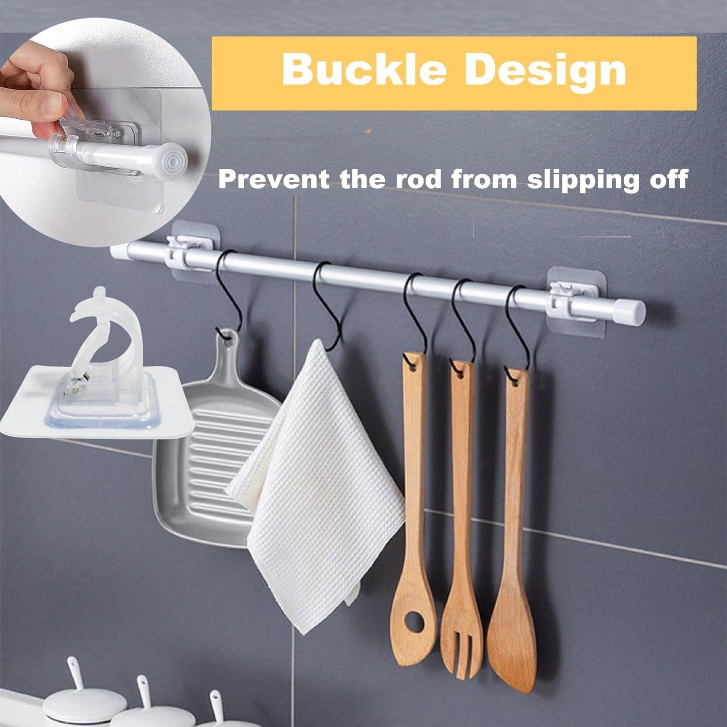 Ganchos Adhesivos MyyYiTar 8 Pcs Soporte Cortina 20kg