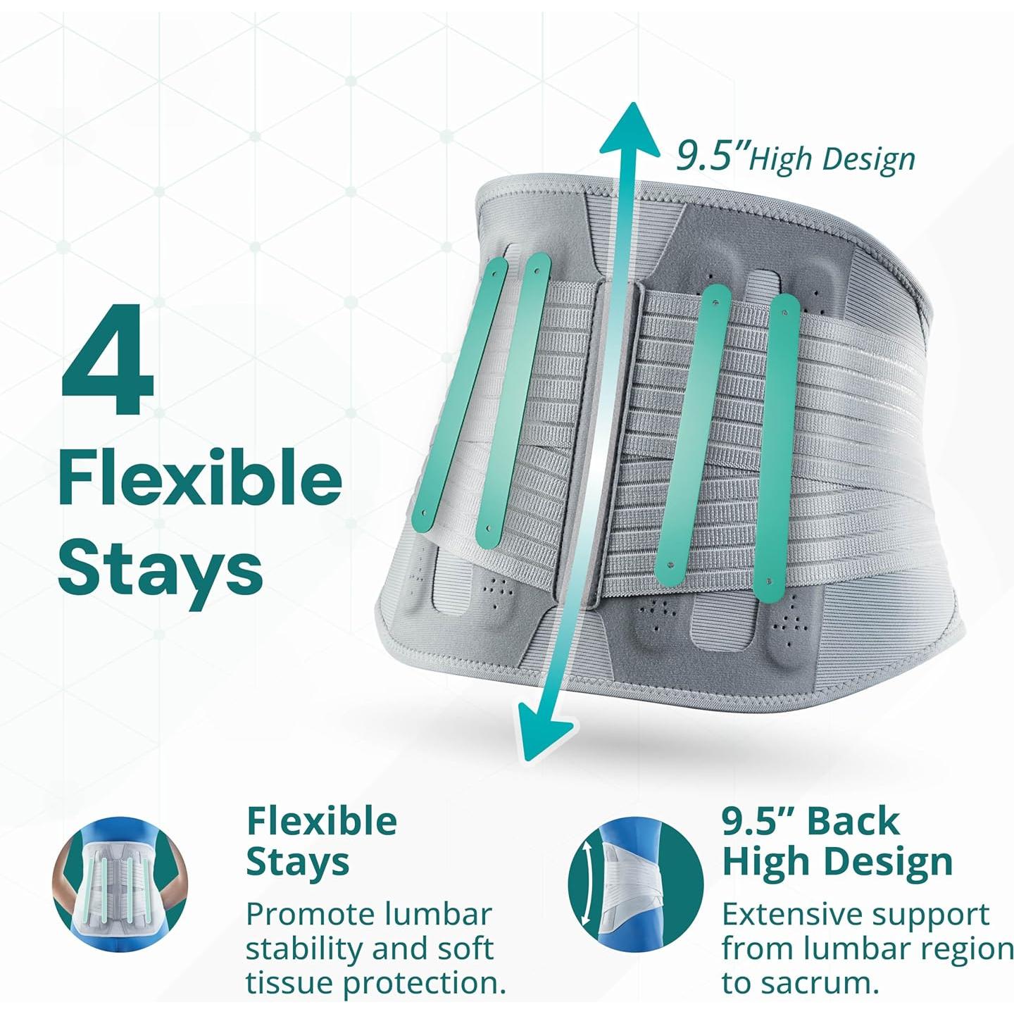 Faja Soporte Lumbar OPPO 2366 - Alivio Espalda Baja Grande