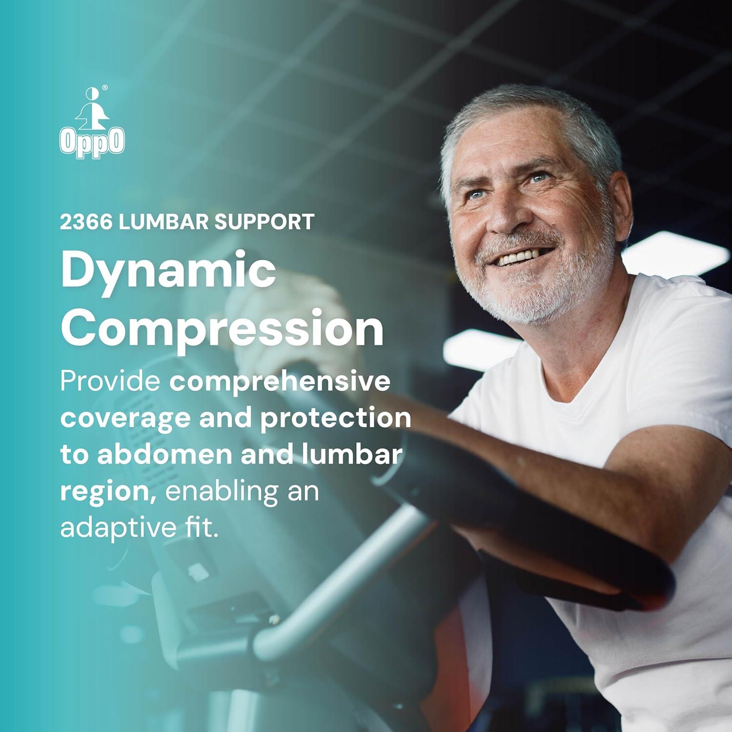 Faja Soporte Lumbar OPPO 2366 - Alivio Espalda Baja Grande