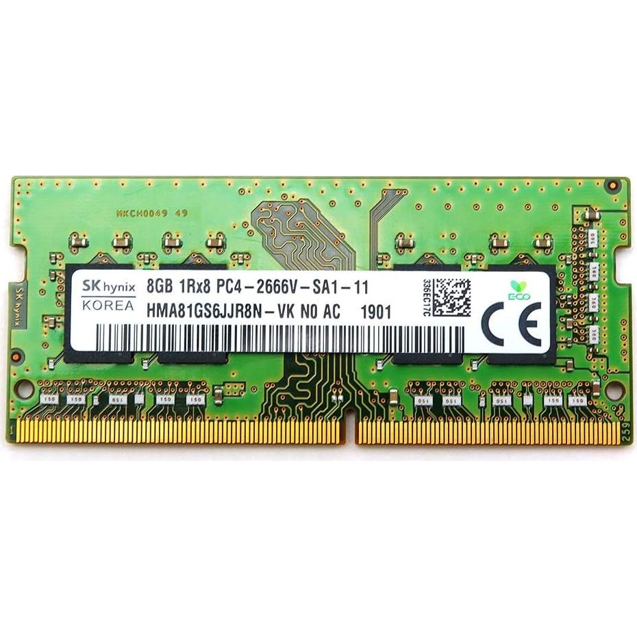 Memoria RAM SK Hynix 8GB DDR4 SO-DIMM 2666MHz HMA81GS6JJR8N