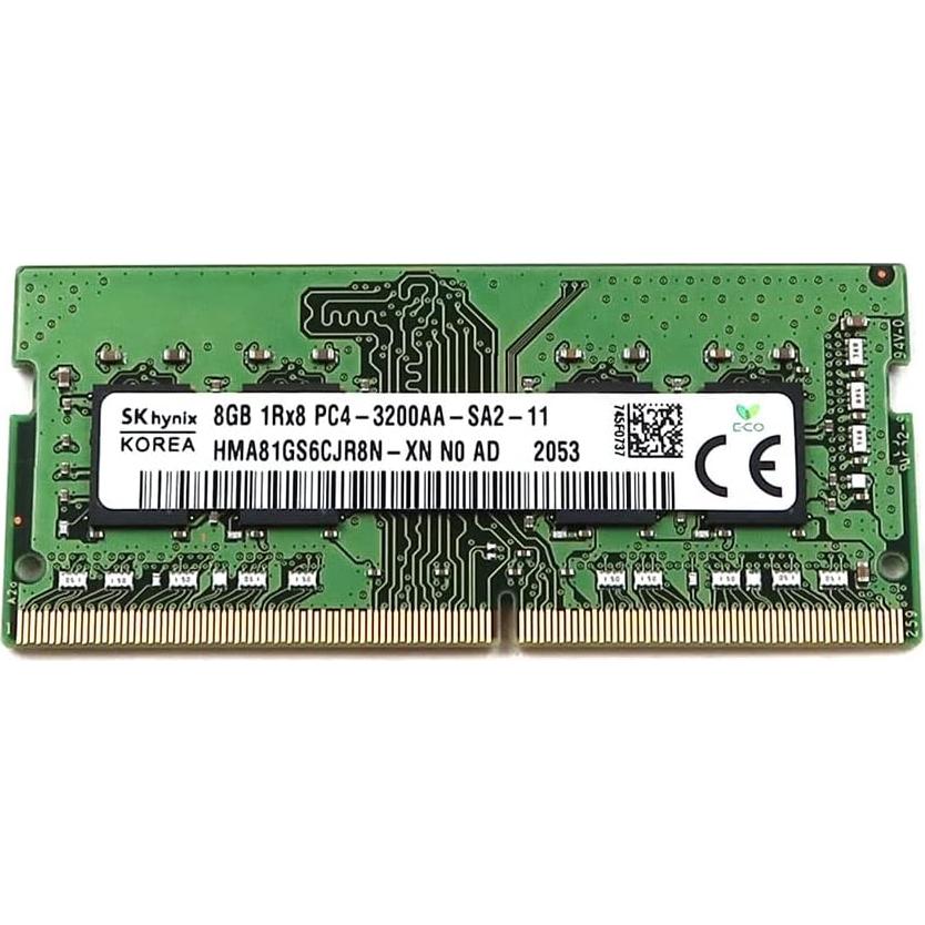 8GB SODIMM DDR4 3200 PC4 3200AA 1Rx8 HMA81GS6CJR8N-XN Laptop RAM Memory SO-DIMM for Dell HP Lenovo and Other Systems