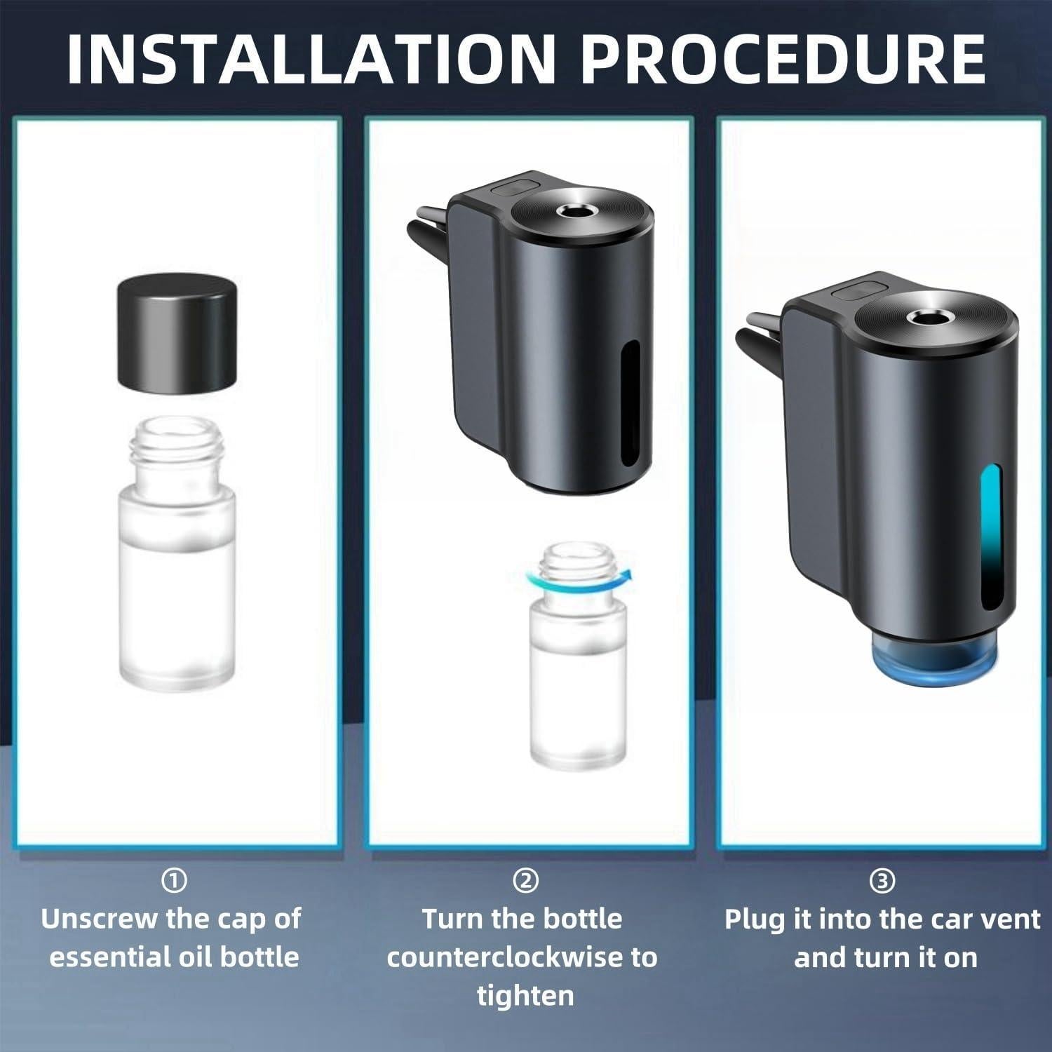 Difusor de Aromatizante para Carro StandSky con 3 Modos