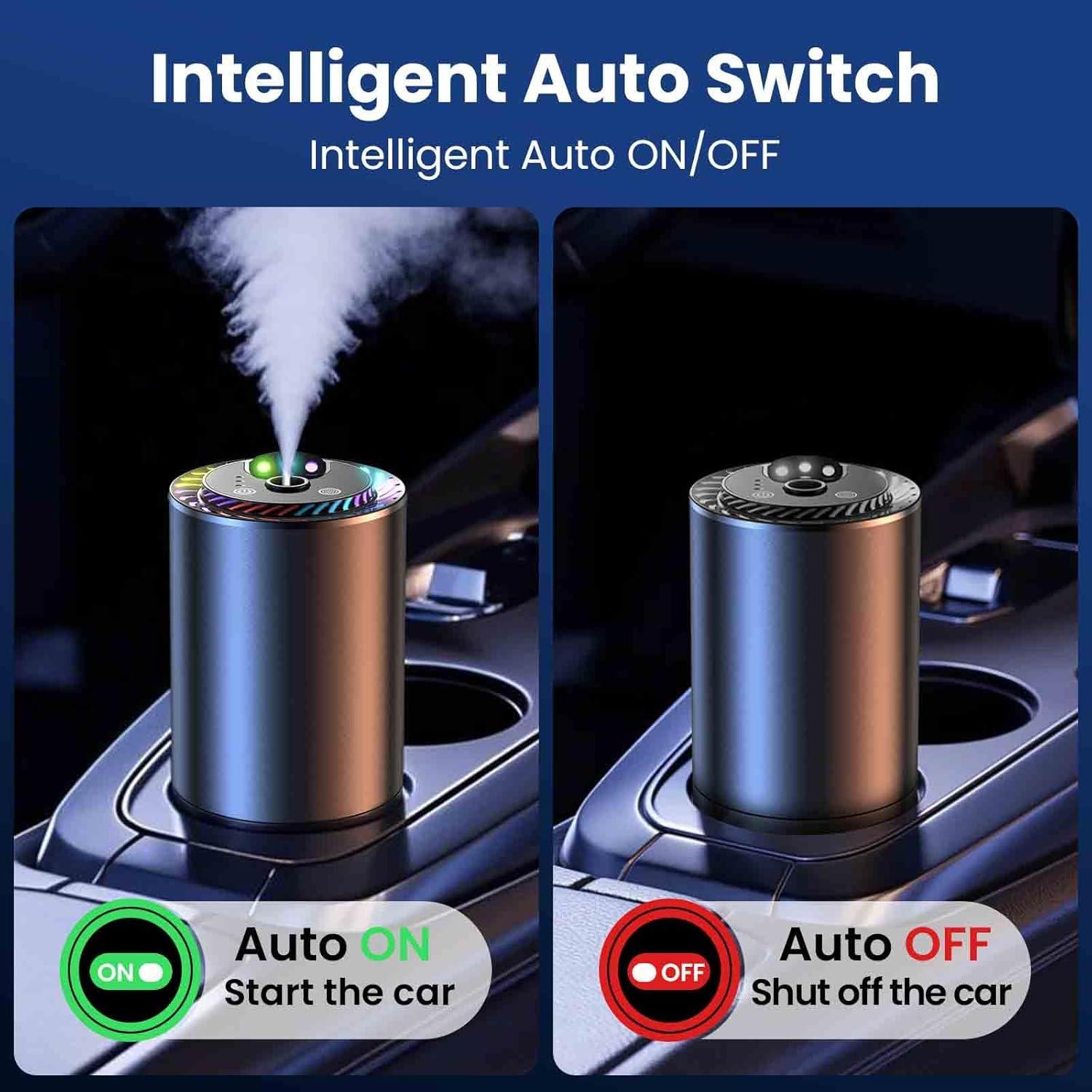 Difusor de Auto Inteligente Toretark con Luz Estrellada 3 Modos