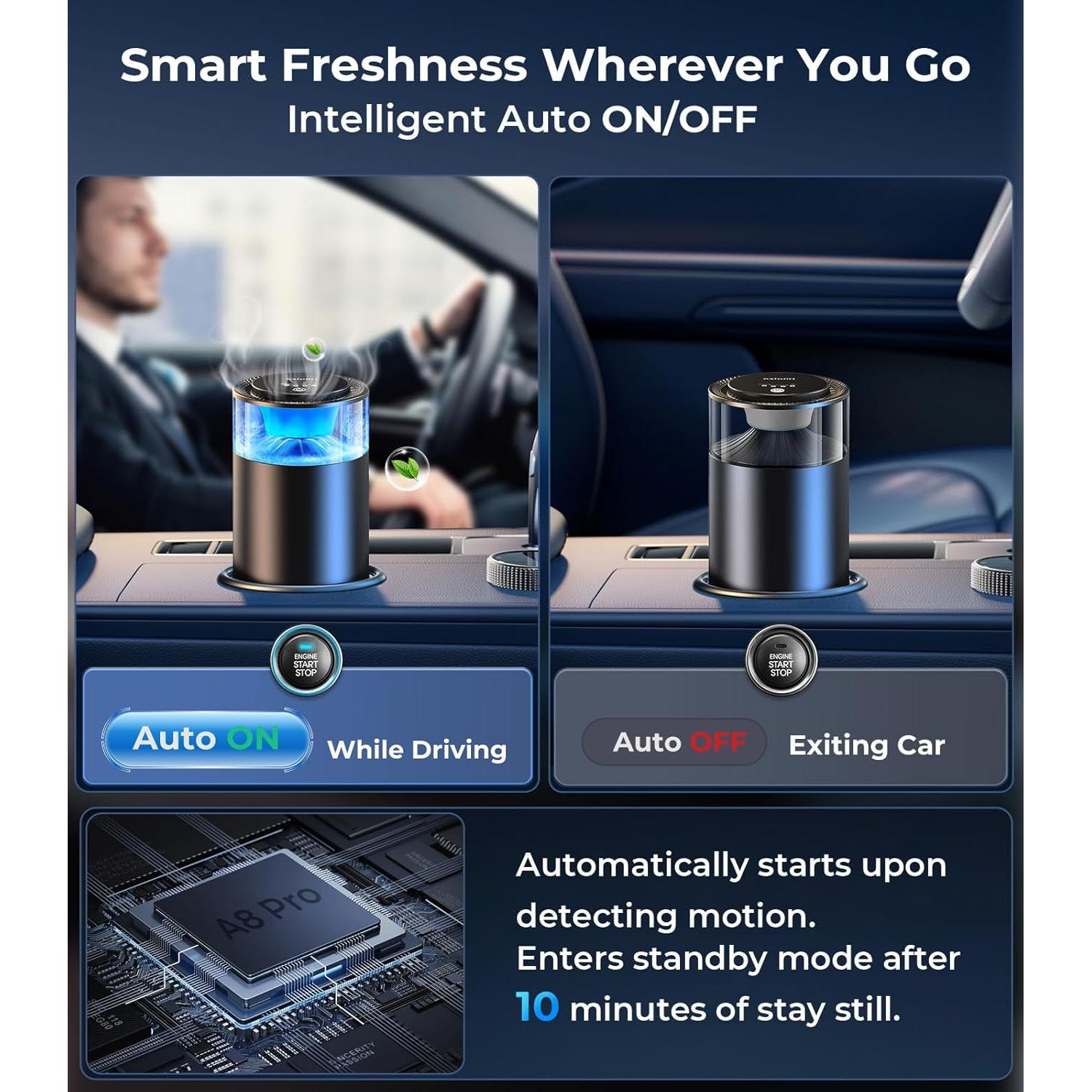 Ambientador de Aire para Auto Hitolza P1 - Hielo Místico