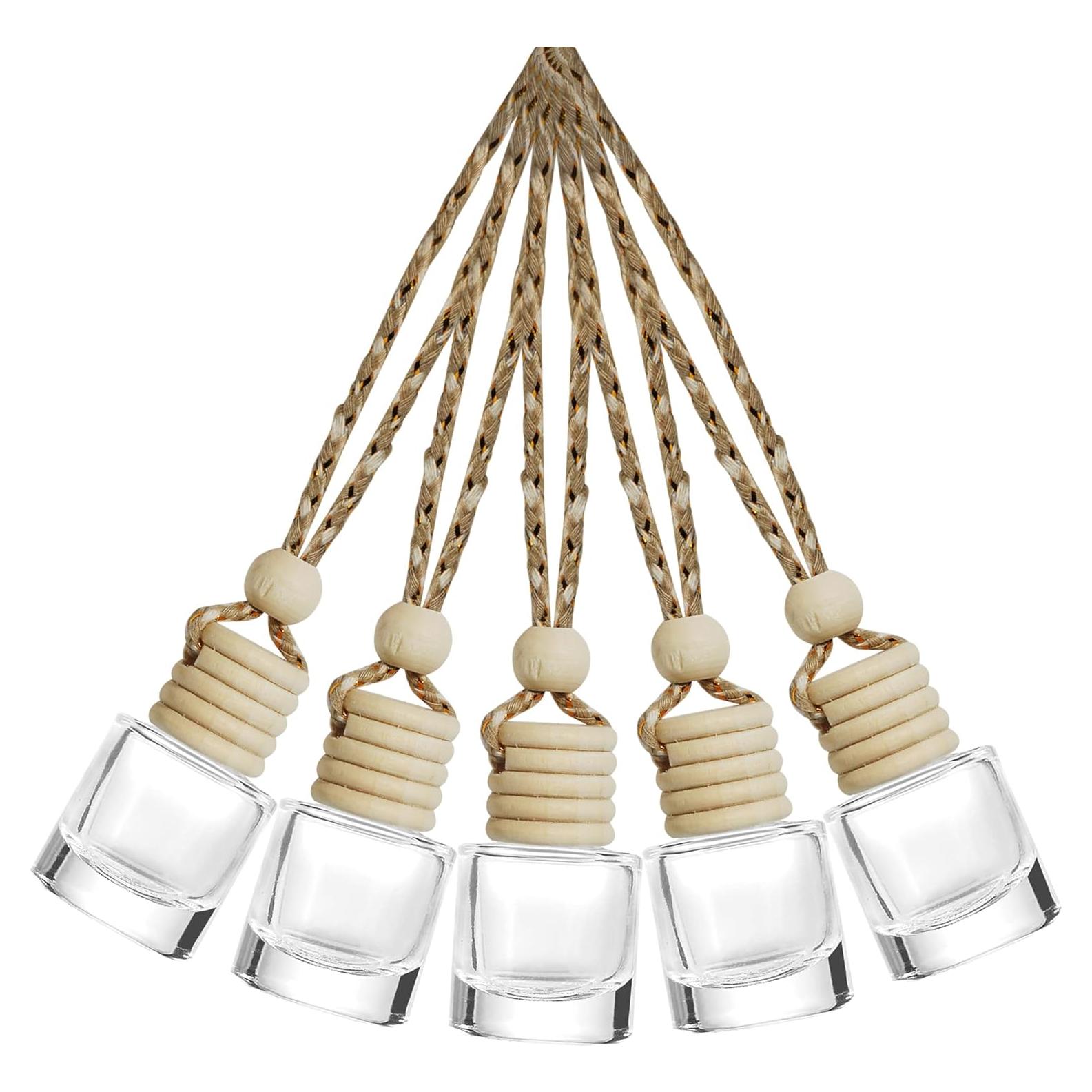 Ambientador de Aire Colgante ESEWALAS 5Pcs Vidrio 16cm