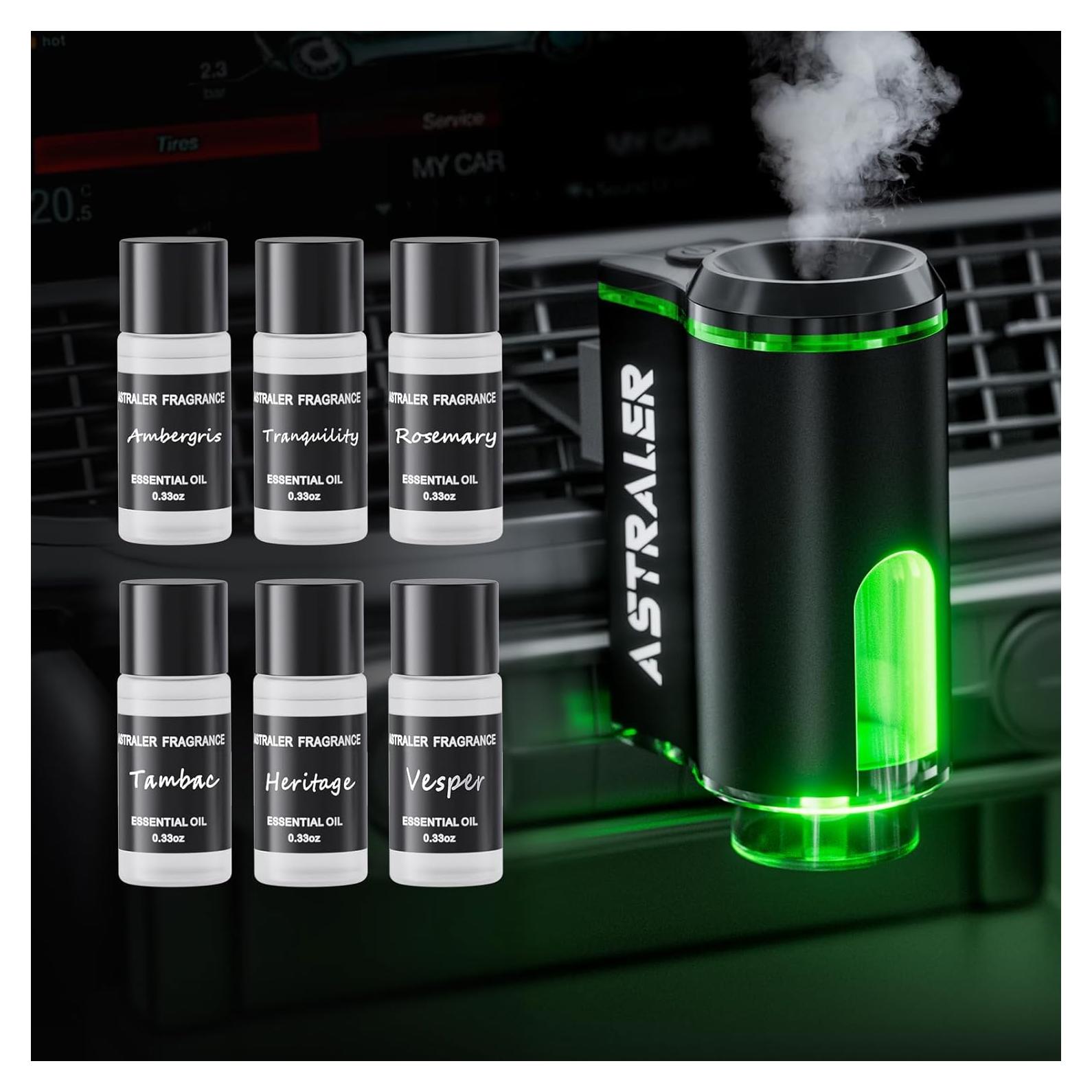 Difusor de Aroma Inteligente ASTRALER para Coche con 6 Aceites
