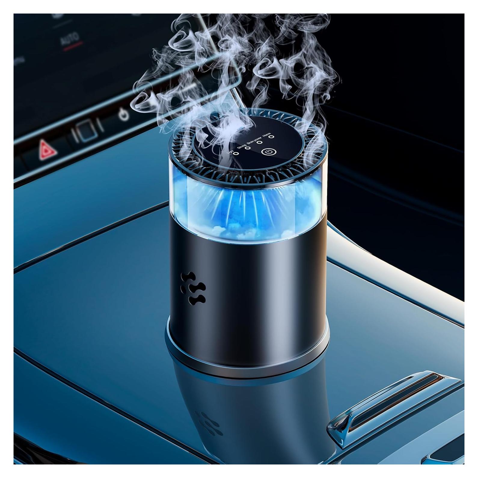 Difusor de Aire Inteligente QUMIOBU para Auto con 2 Aceites