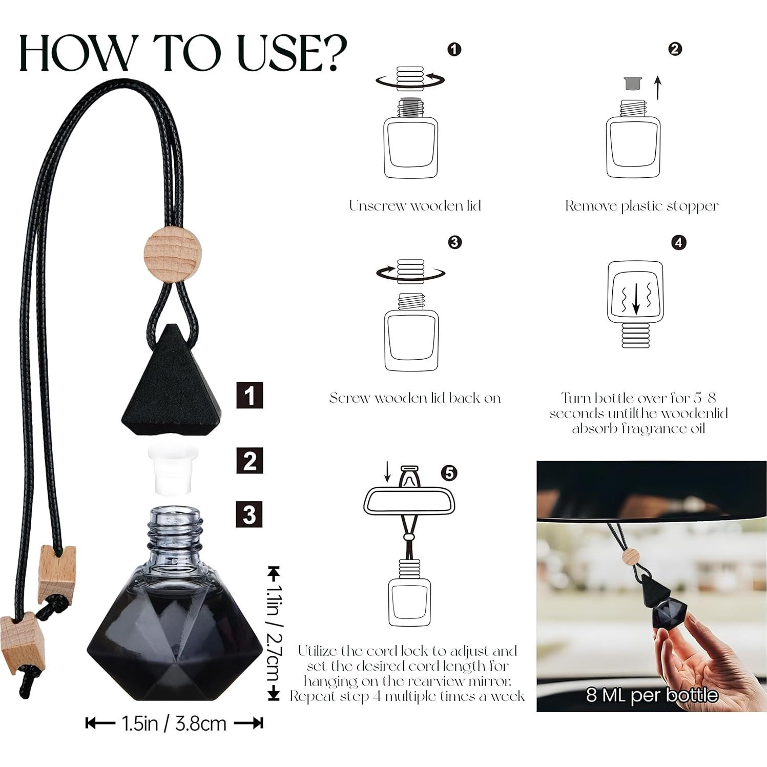 Ambientador de coche Pere Para Lino Blanco Puro 2x8ml Ecológico