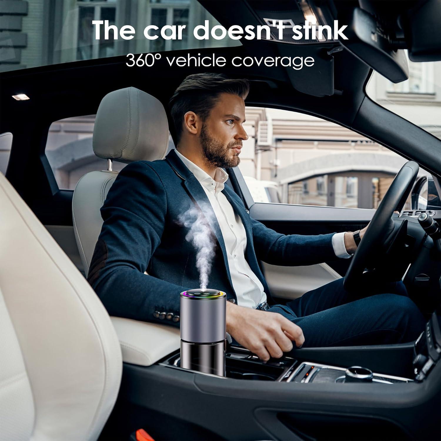 Ambientador Inteligente para Coche Dongguan HW-08 150ml RGB