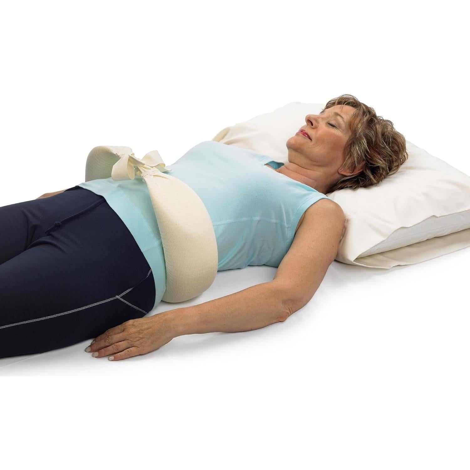 Almohada Rollo Nocturno OPTP Grande para Espalda Baja