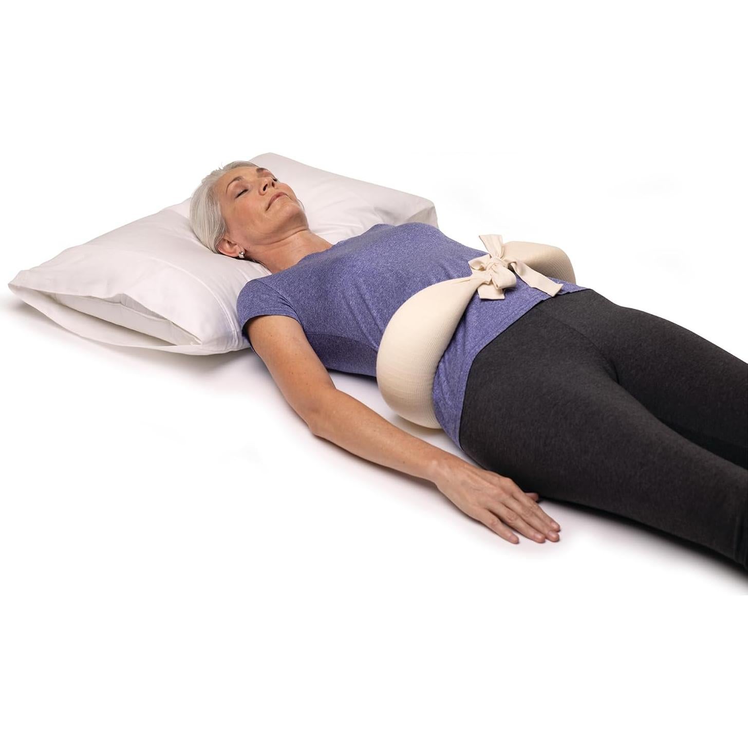 Almohada Rollo Nocturno OPTP Grande para Espalda Baja