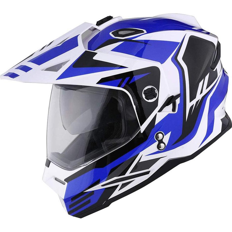 Casco Motocicleta 1Storm HF802 Doble Visor Negro Pequeño