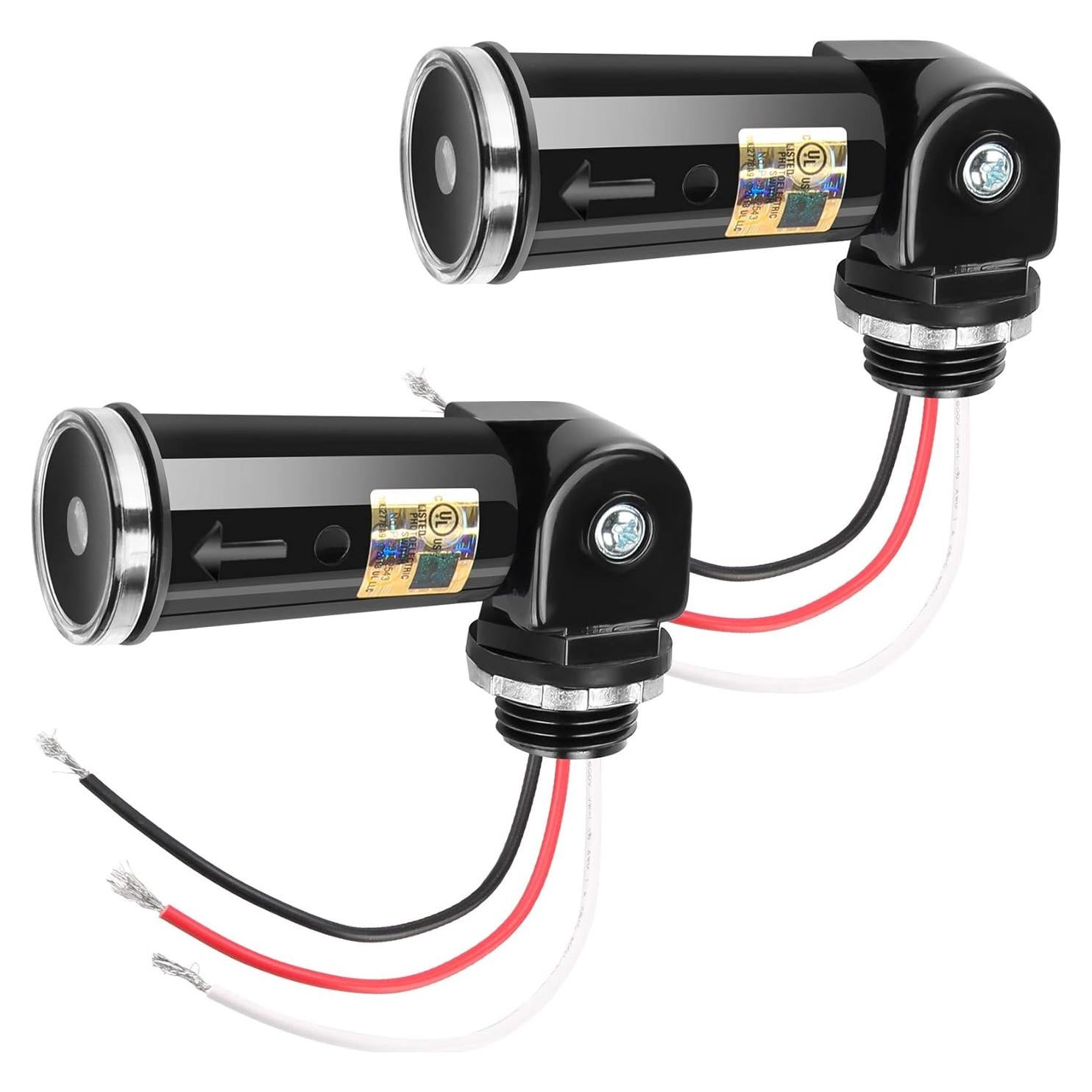 Paquete de 2 Sensores Dusk a Dawn ORRGENA IP65 110-240V